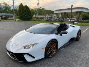 Lamborghini Huracan Performante Spyder on Velos Wheels (VXS06) 2019 года
